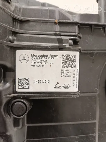 Mercedes-Benz GLA H247 Etu-/Ajovalo A2479063805