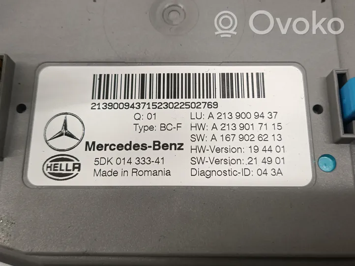 Mercedes-Benz E AMG W213 Komforto modulis A2139009437
