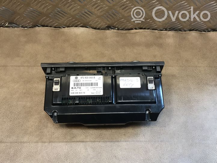 Audi A6 S6 C6 4F Interruttore ventola abitacolo 4F0910043