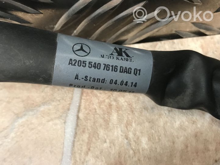 Mercedes-Benz C W205 Minusinis laidas (akumuliatoriaus) A2055407616