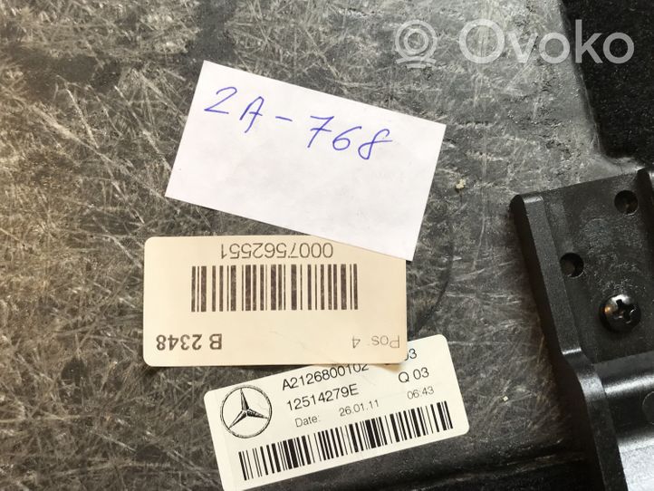 Mercedes-Benz E W212 Tapis de coffre A2126800102