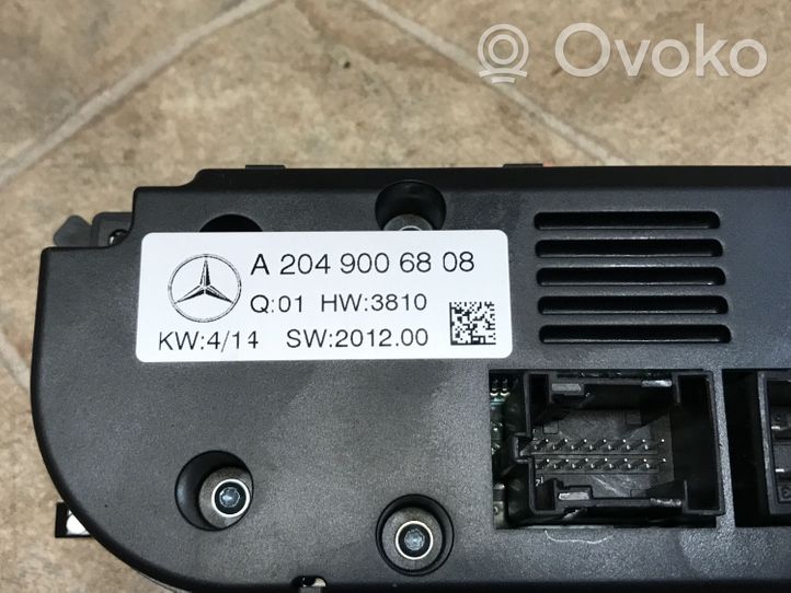 Mercedes-Benz CLS C218 X218 Przełącznik / Włącznik nawiewu dmuchawy A2049006808