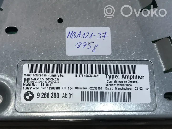 BMW 7 F01 F02 F03 F04 Amplificateur de son 9266350