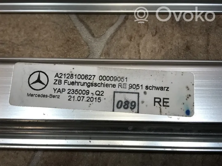 Mercedes-Benz E W212 Osłona tylna tunelu środkowego A2128100527