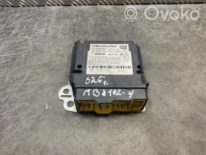 Mercedes-Benz B W246 W242 Module de contrôle airbag A2469000903