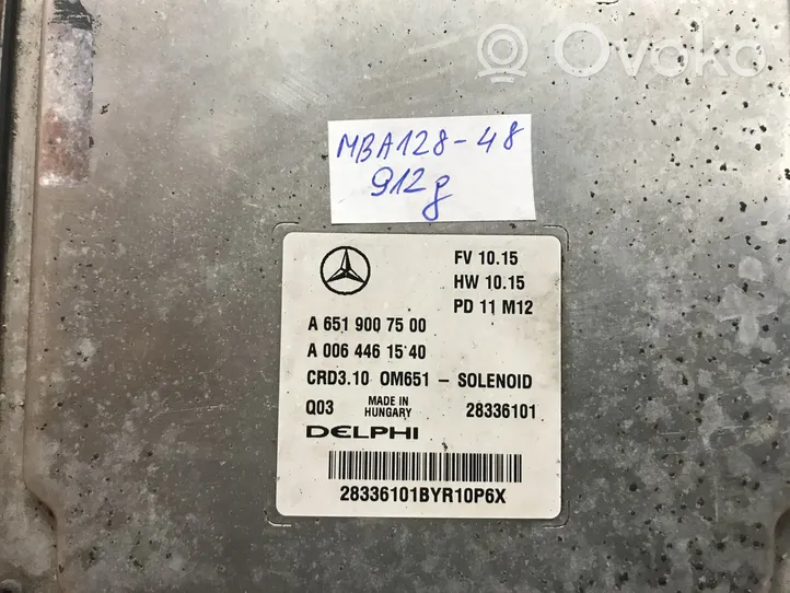 Mercedes-Benz C W204 Sterownik / Moduł ECU A6519007500