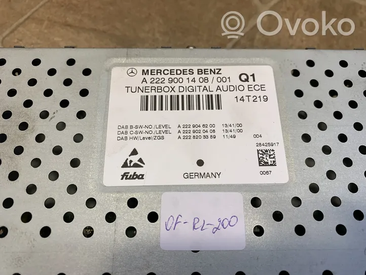 Mercedes-Benz C W205 Hi-Fi-äänentoistojärjestelmä A2229001408