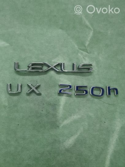 Lexus UX Emblemat / Znaczek tylny / Litery modelu 