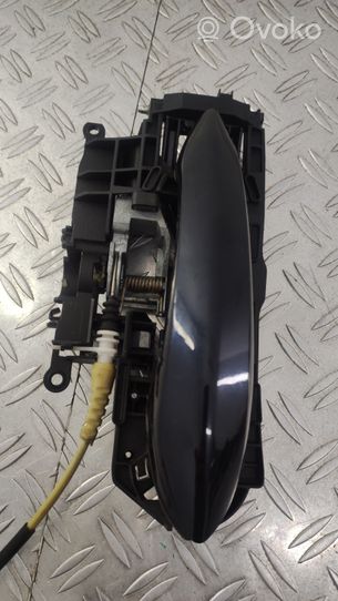 BMW 5 F10 F11 Support extérieur, poignée de porte arrière X3717564910