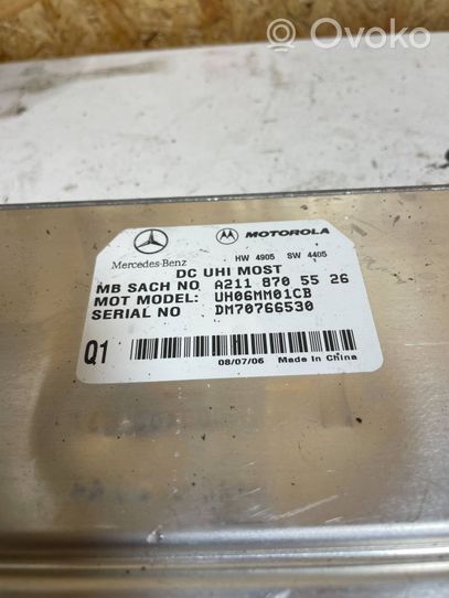 Mercedes-Benz S W220 Bluetoothin ohjainlaite/moduuli a2118705526