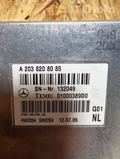 Mercedes-Benz CLS C219 Puhelimen käyttöyksikkö/-moduuli A2038208085