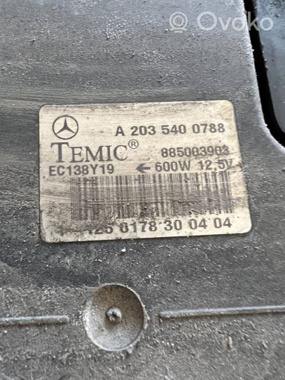 Mercedes-Benz C W203 Ventiliatorių komplektas A2035400788