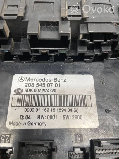 Mercedes-Benz C W203 Komfortsteuergerät Bordnetzsteuergerät 2035450701