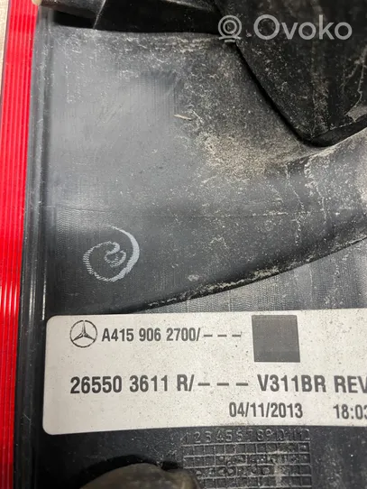 Mercedes-Benz Citan W415 Lampa tylna 265503611R