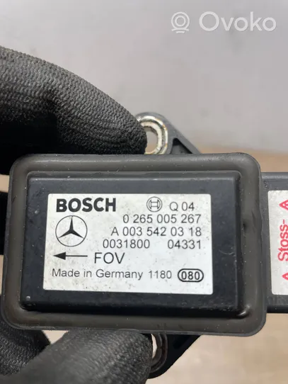 Mercedes-Benz E W211 Sensor ESP de aceleración de frecuencia del intermitente A0035420318
