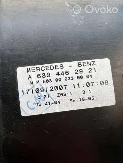 Mercedes-Benz Vito Viano W639 Compteur de vitesse tableau de bord A6394462921