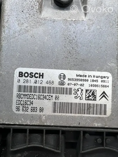 Peugeot 307 Calculateur moteur ECU A0281012468