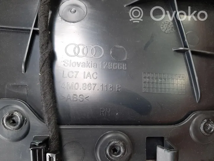 Audi SQ7 Boczki / Poszycie drzwi przednich 4M0867118B