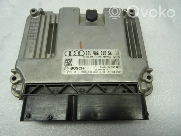 Audi A4 S4 B8 8K Moottorin ohjainlaite/moduuli (käytetyt) 03L906018SK