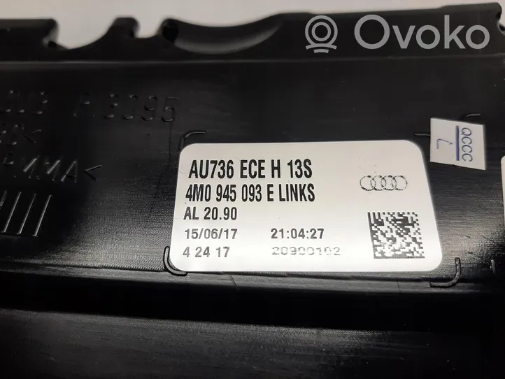 Audi SQ7 Rückleuchten Heckleuchten Satz Set 4M0945093E