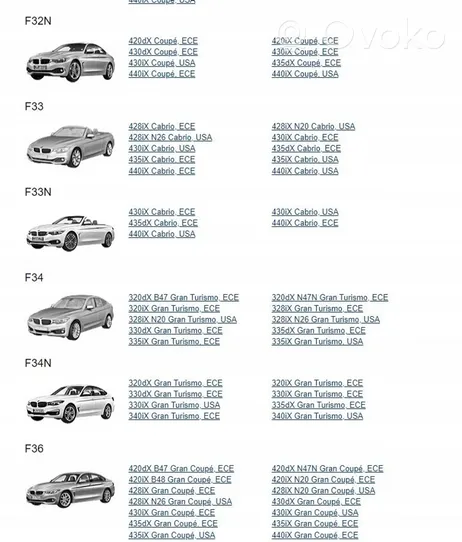 BMW 3 F30 F35 F31 Altre centraline/moduli 27608623345