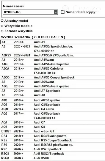 Audi E-tron GT Vahvistin 8Y0035465A