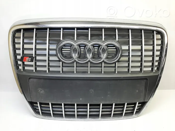 Audi A6 S6 C6 4F Grille calandre supérieure de pare-chocs avant 4F0853651AJ