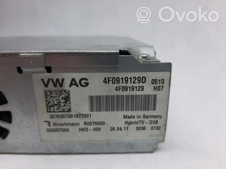 Audi A6 S6 C6 4F Navigation unit CD/DVD player 4F0919129D