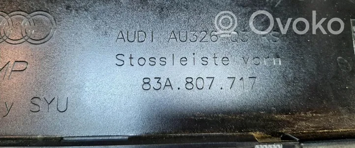 Audi RS Q3 Apatinė bamperio dalis (lūpa) 83A807717