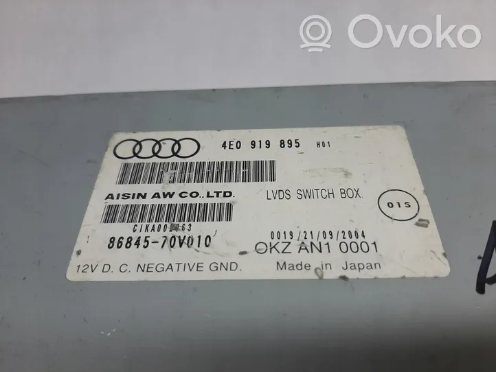 Audi A8 S8 D3 4E GPS-navigaation ohjainlaite/moduuli 4E0919895