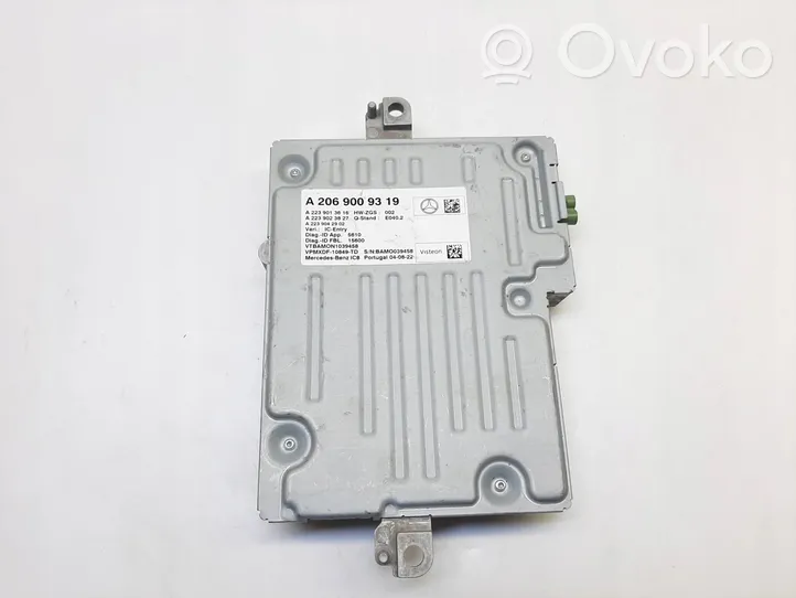 Mercedes-Benz S W223 Speedometer control unit/module A2069009319