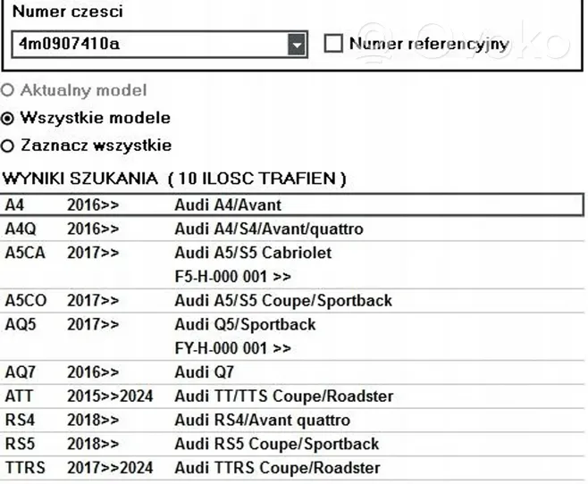 Audi Q7 4M Altre centraline/moduli 4M0907410A