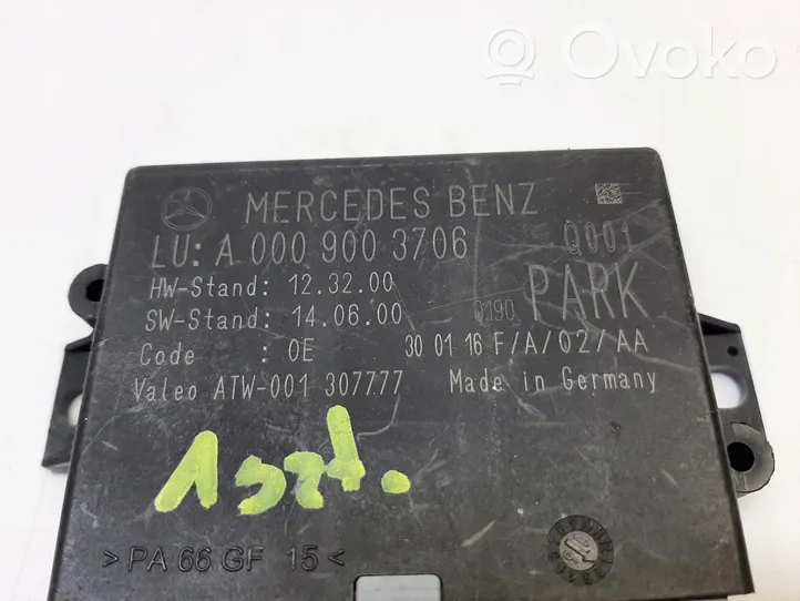 Mercedes-Benz E W212 Parkavimo (PDC) daviklių valdymo blokas A0009003706