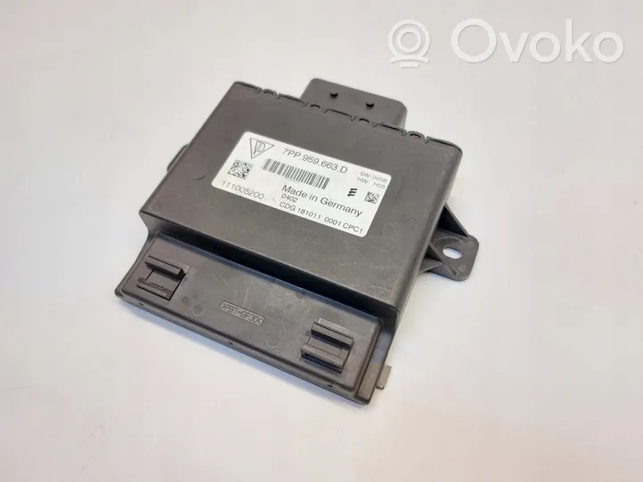 Porsche Boxster 982 Module convertisseur de tension 7PP959663D