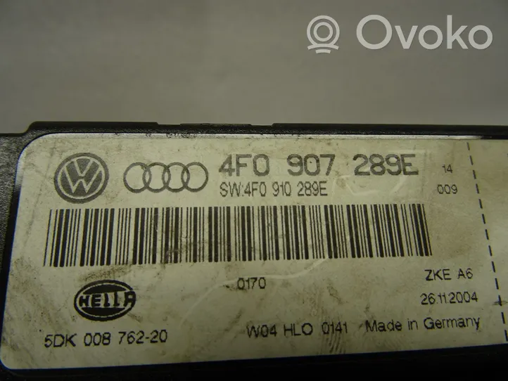 Audi A6 S6 C6 4F Modulo comfort/convenienza 4F0907289E