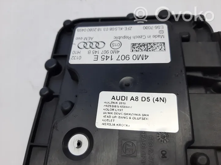 Audi A8 S8 D5 Sterownik / Moduł zawieszenia pneumatycznego 4M0907145E