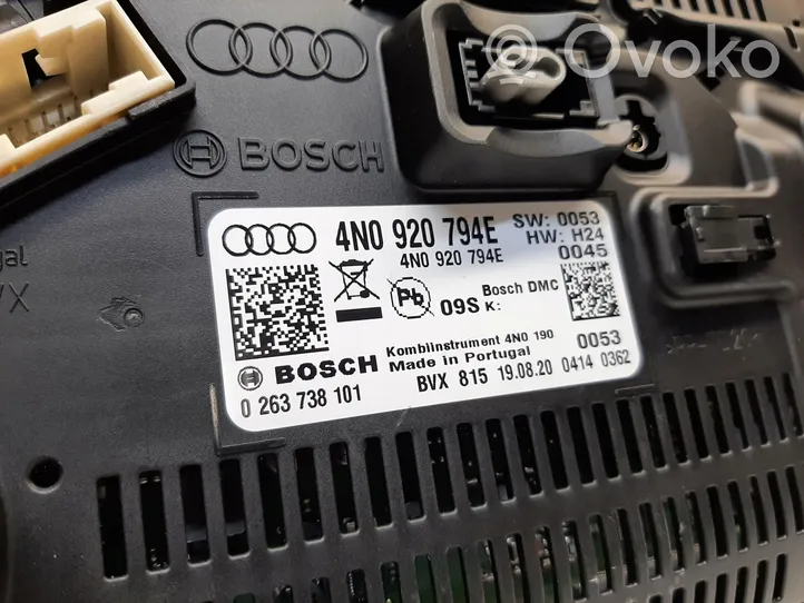 Audi A8 S8 D5 Tachimetro (quadro strumenti) 4N0920794E