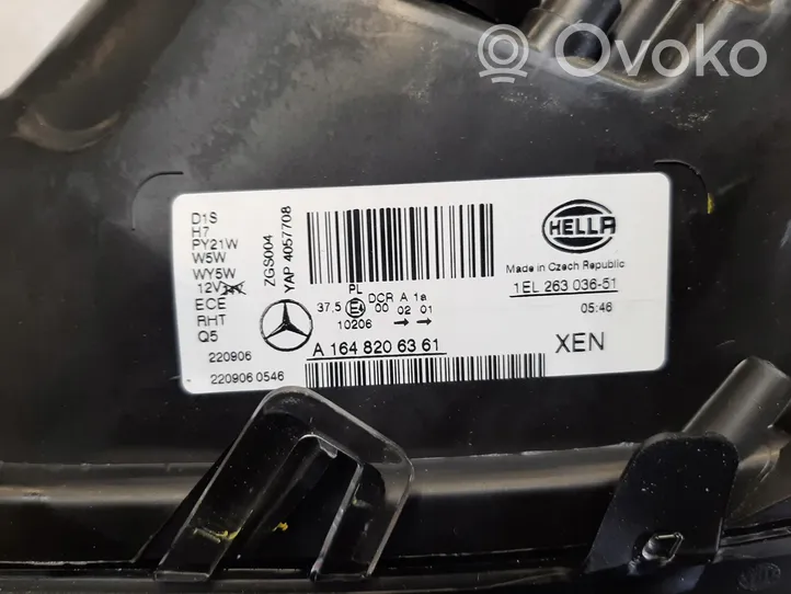 Mercedes-Benz ML AMG W164 Priekšējais lukturis A1648206361