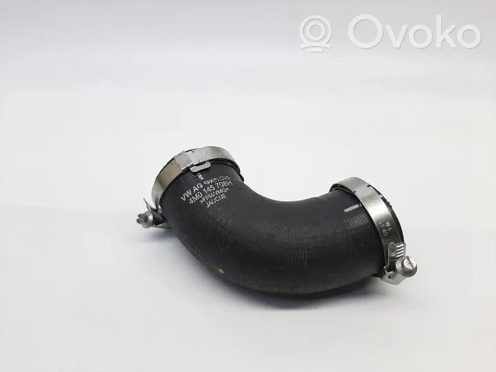 Audi Q7 4L Tube d'admission de tuyau de refroidisseur intermédiaire 4M0145708H