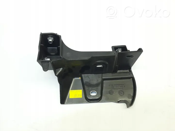 Volkswagen Touareg III Support, crochet roue de secours 760805483B