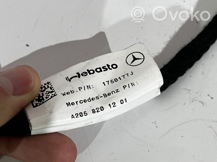 Mercedes-Benz C W205 Instalacja szyberdachu elektrycznego A2058201201