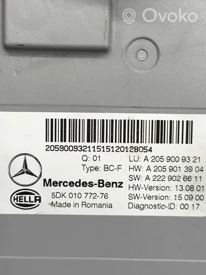Mercedes-Benz C W205 Mukavuusmoduuli A2059009321