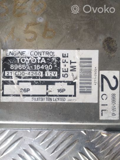 Toyota Paseo (EL54) II Sterownik / Moduł ECU 8966116490