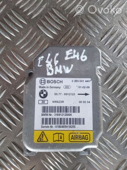BMW 3 E46 Turvatyynyn ohjainlaite/moduuli 0285001440