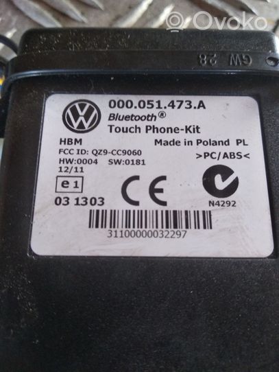 Volkswagen Golf V Bluetoothin ohjainlaite/moduuli 000051473A