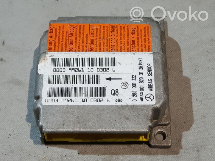 Mercedes-Benz A W168 Airbag control unit/module 0285001222