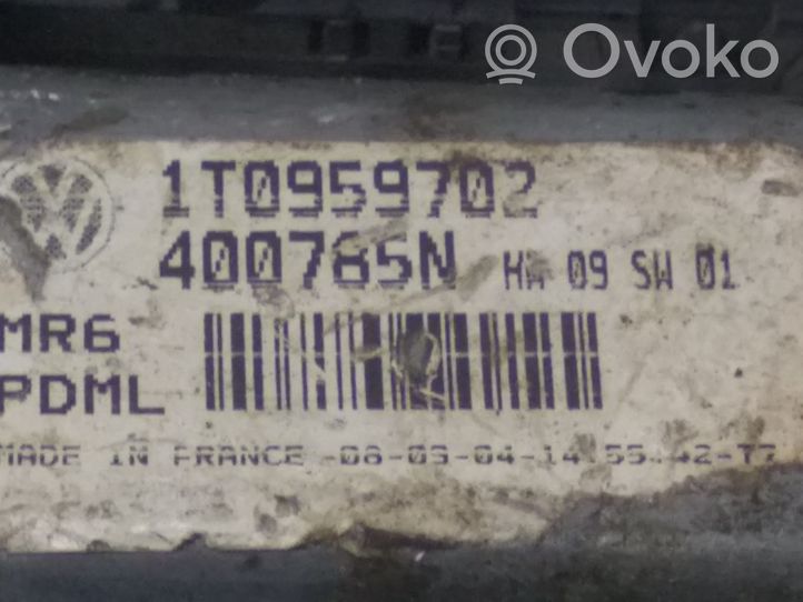 Skoda Octavia Mk2 (1Z) Silniczek podnośnika szyby drzwi przednich 1T0959702