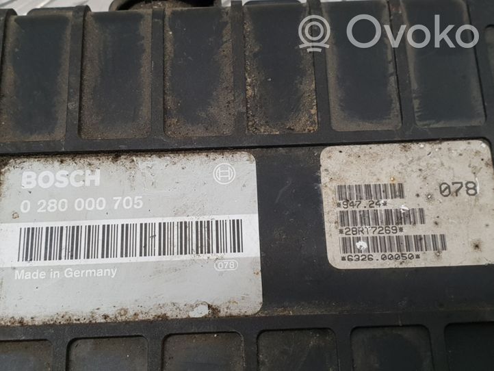 Citroen ZX Motorsteuergerät/-modul 0280000705