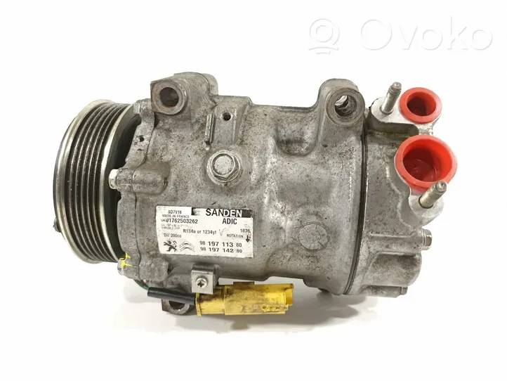 Citroen Jumper Air conditioning (A/C) compressor (pump) 9819711380