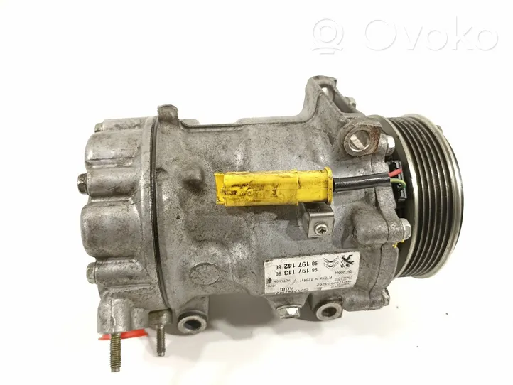 Citroen Jumper Air conditioning (A/C) compressor (pump) 9819711380